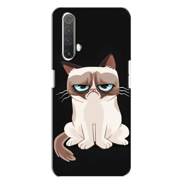 Чехол с принтом «Грустный кот» для Realme X3