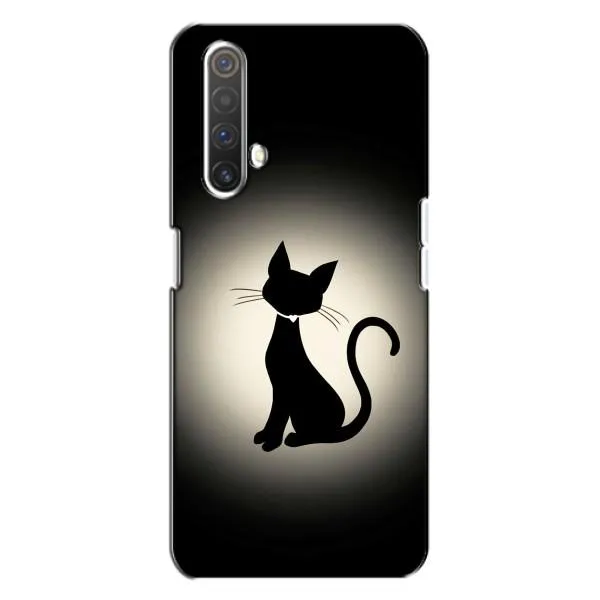 Чехол с принтом «Силуэт котика» для Realme X3
