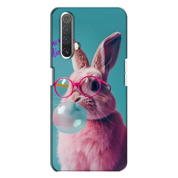 Чохол з принтом «Кролик в окулярах» для Realme X3