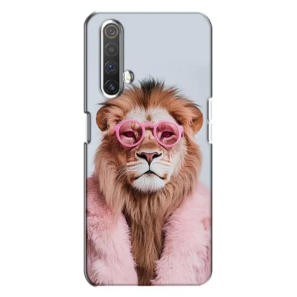 Чохол з принтом «Лев в окулярах» для Realme X3