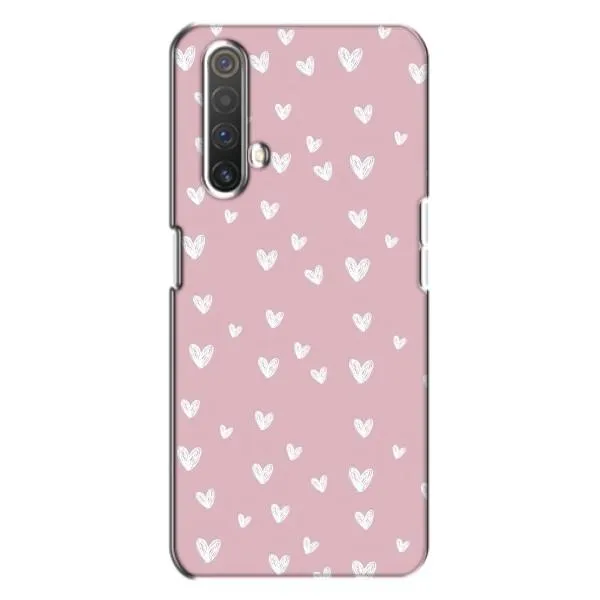 Чехол с принтом «Сердечки на розовом» для Realme X3 Чехол с принтом «Сердечки на розовом» для Realme X3