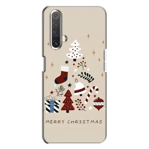 Чехол с принтом «Merry Christmas» для Realme X3