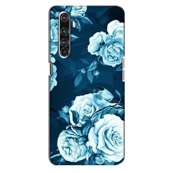 Чехол с принтом «Голубые Бутоны» для Realme X50 Pro