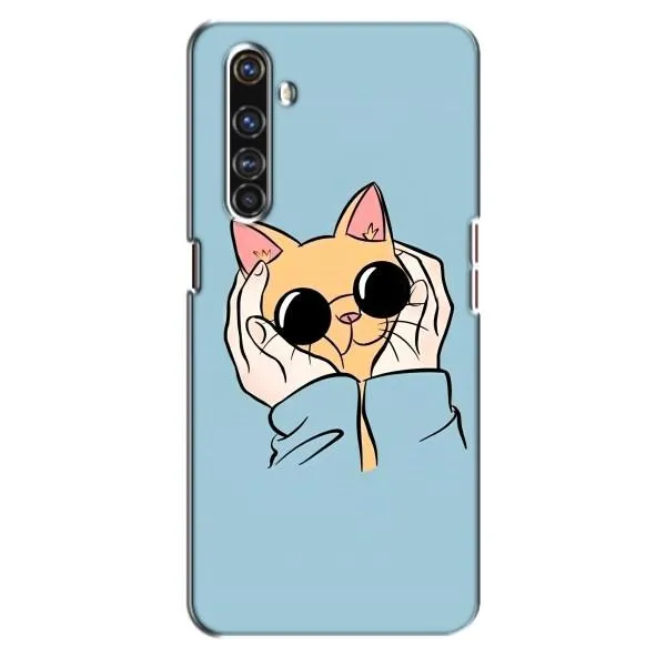 Чехол с принтом «Котик в очках» для Realme X50 Pro