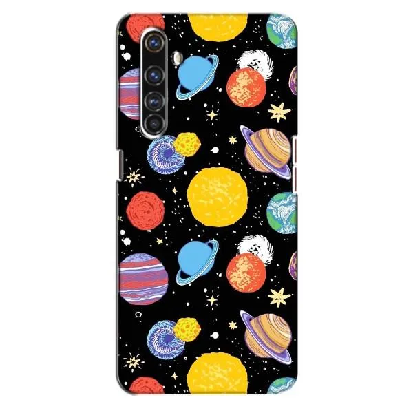 Чехол с принтом «Рисованные планеты» для Realme X50 Pro