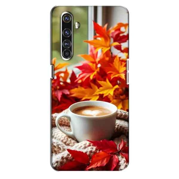 Чехол с принтом «Кофе и листья» для Realme X50 Pro Чехол с принтом «Кофе и листья» для Realme X50 Pro
