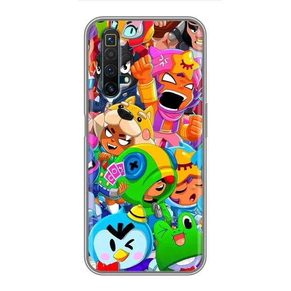 Чехол с принтом «Герои Бравл Старс» для Realme X50