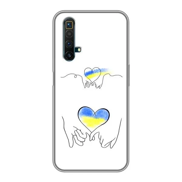 Чохол з принтом «Мир Україні» для Realme X50