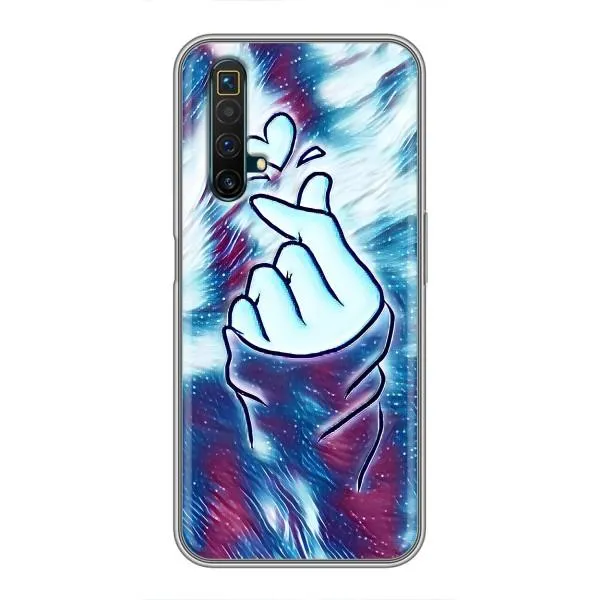 Чохол з принтом «Радужне серце» для Realme X50