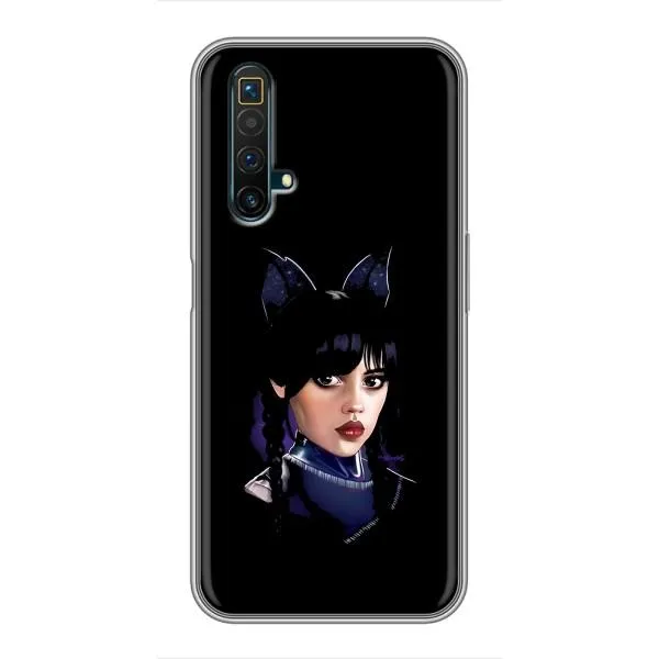 Чохол з принтом «серйозна Венздей» для Realme X50