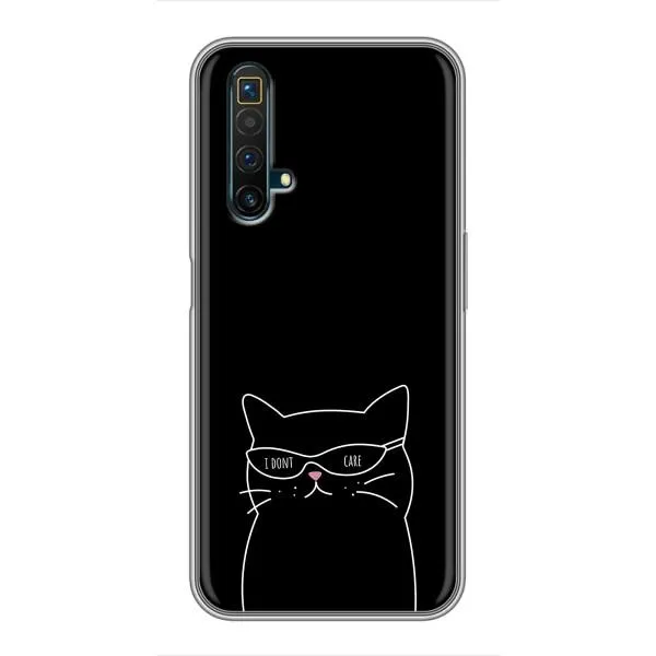 Чехол с принтом «Равнодушный кот» для Realme X50