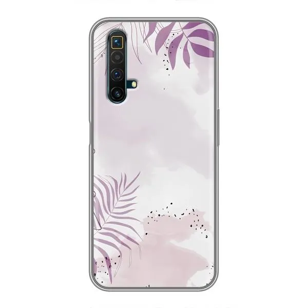 Чехол с принтом «Фиолетовые листья» для Realme X50