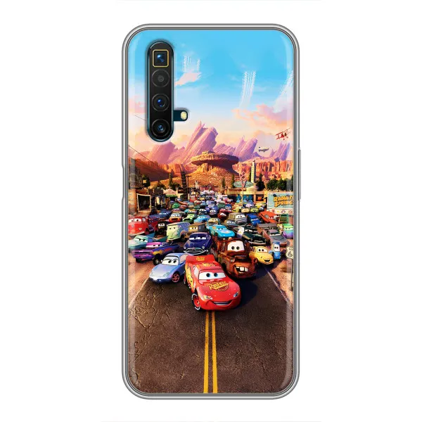 Чохол з принтом «Тачки на трасі» для Realme X50
