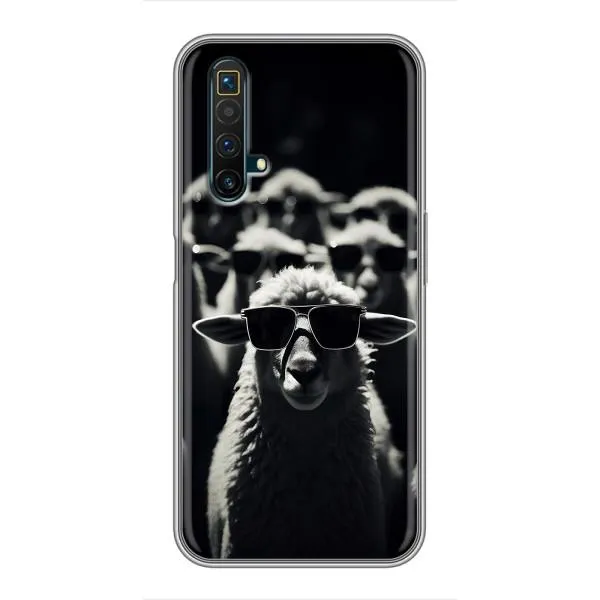 Чехол с принтом «Овечка в очках» для Realme X50 Чехол с принтом «Овечка в очках» для Realme X50
