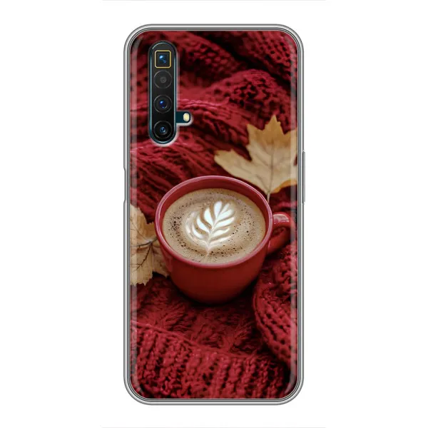 Чехол с принтом «Кофе на пледе» для Realme X50