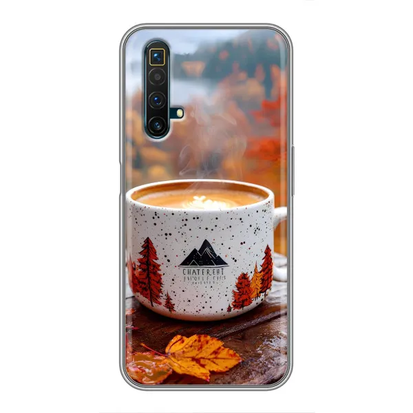 Чехол с принтом «Кофе на природе» для Realme X50
