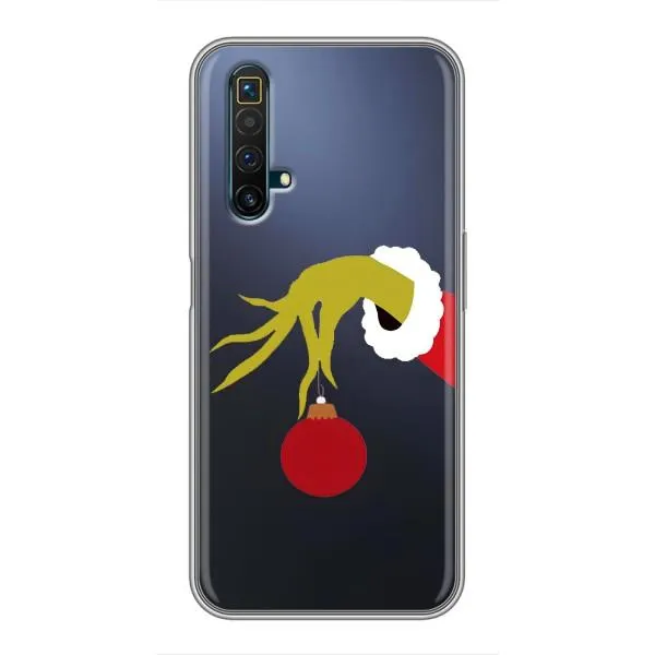 Чехол с принтом «Гринч с игрушкой» для Realme X50