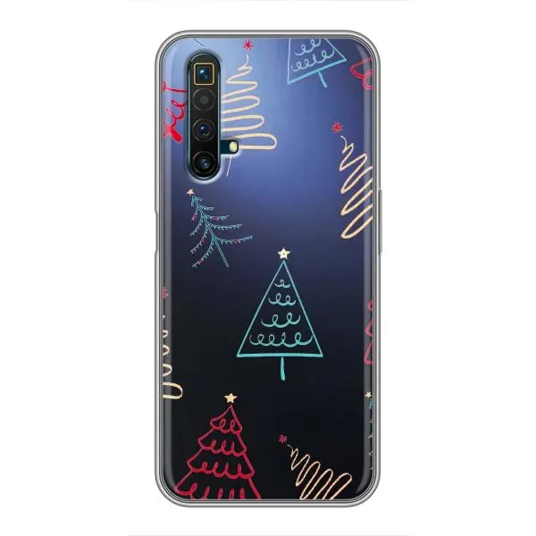 Чехол с принтом «Рождественские елки» для Realme X50