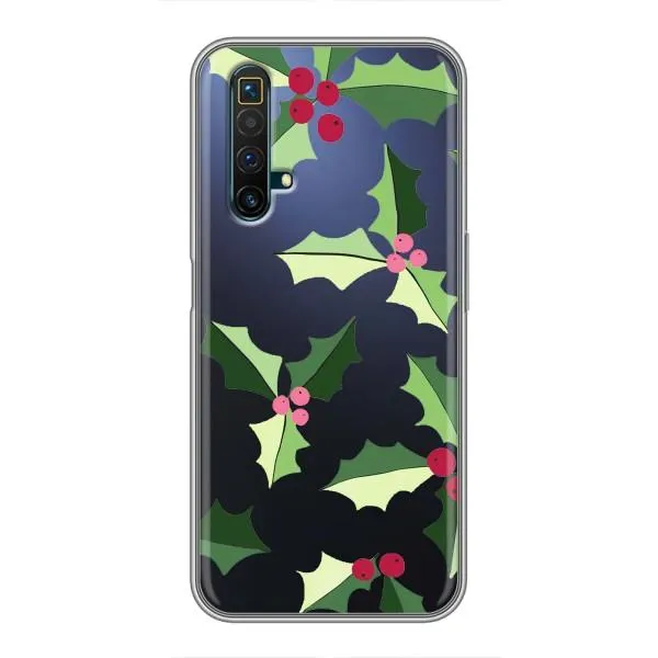 Чехол с принтом «Рождественский фон» для Realme X50