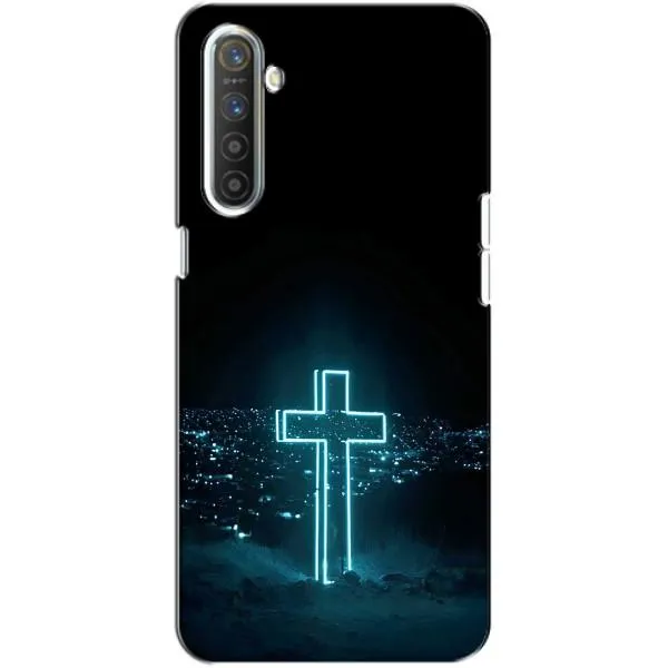 Чехол с принтом «Крест и город» для Realme XT Чехол с принтом «Крест и город» для Realme XT