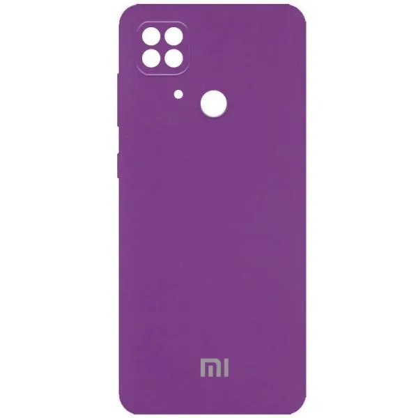 Чехол Silicone Cover Full Camera (AA) для Xiaomi Redmi 10C — Фиолетовый — фото 2
