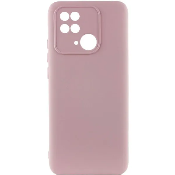 Чохол Silicone Cover Ummi Lakshmi Full Camera (AA) для Xiaomi Redmi 10C — Рожевий