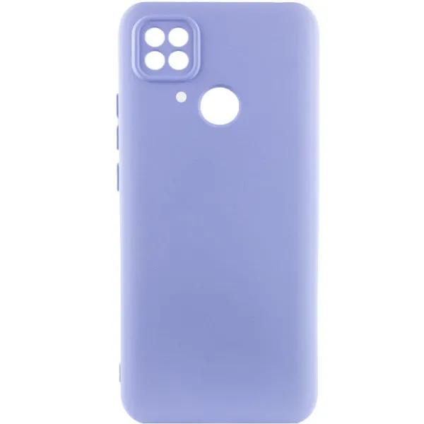 Чохол Silicone Cover Ummi Lakshmi Full Camera (AA) для Xiaomi Redmi 10C — Бузковий