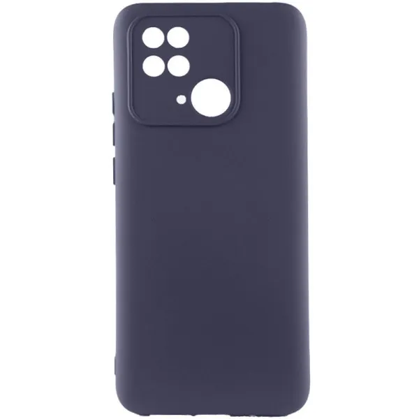 Чохол Silicone Cover Lakshmi Full Camera (AAA) для Xiaomi Redmi 10C — Сірий — фото 1