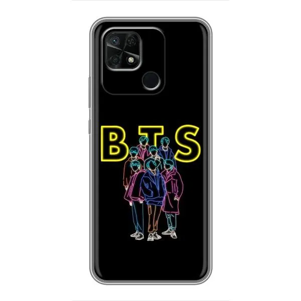 Чехол с принтом «BTS стайл» для Xiaomi Redmi 10C