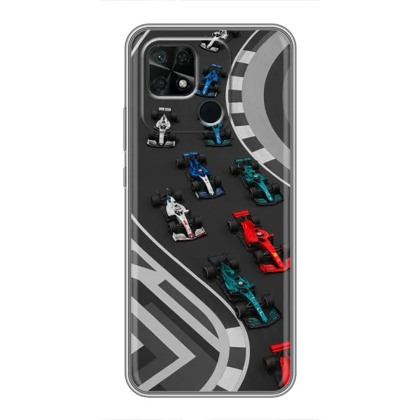 Чехол с принтом «Трасса Ф1» для Xiaomi Redmi 10C