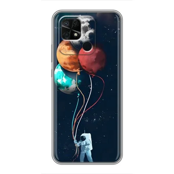 Чехол с принтом «Планеты шарики» для Xiaomi Redmi 10C