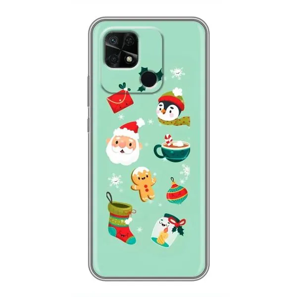 Чохол з принтом «Настрій НГ» для Xiaomi Redmi 10C