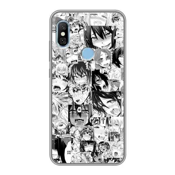 Чохол з принтом «Ahegao manga» для Xiaomi Redmi 6 pro