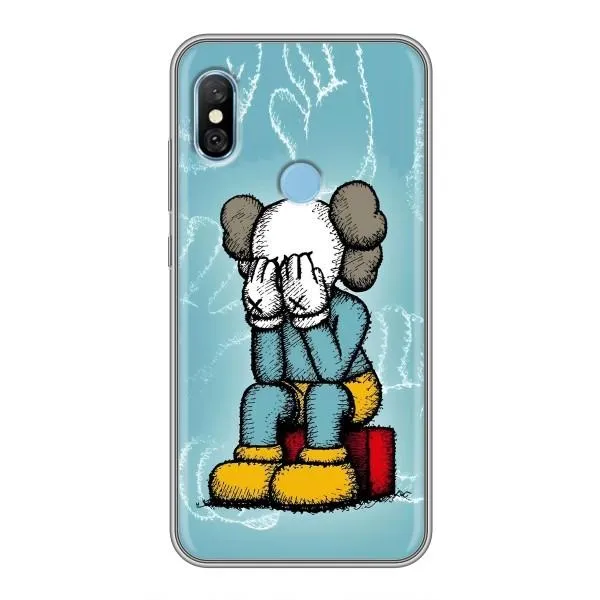 Чехол с принтом «Плач Bearbrick» для Xiaomi Redmi 6 pro