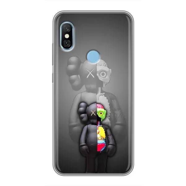 Чехол с принтом «Тело Bearbrick» для Xiaomi Redmi 6 pro