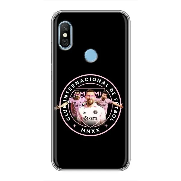 Чехол с принтом «Месси в лого» для Xiaomi Redmi 6 pro Чехол с принтом «Месси в лого» для Xiaomi Redmi 6 pro