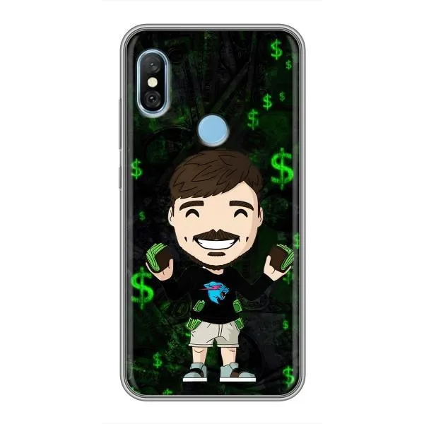Чехол с принтом «Блогер Beast» для Xiaomi Redmi 6 pro Чехол с принтом «Блогер Beast» для Xiaomi Redmi 6 pro