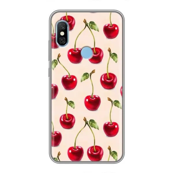 Чехол с принтом «Вишня» для Xiaomi Redmi 6 pro