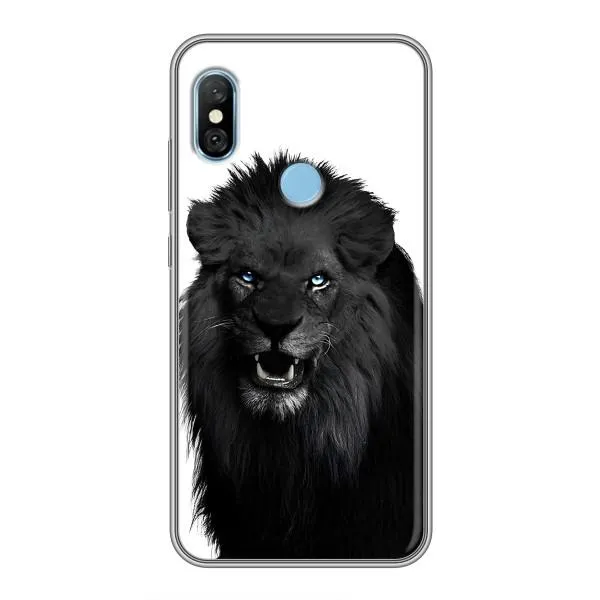 Чехол с принтом «Черный ЛЕВ» для Xiaomi Redmi 6 pro