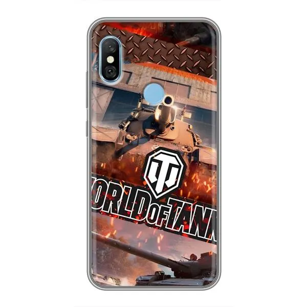 Чехол с принтом «World of Tanks» для Xiaomi Redmi 6 pro