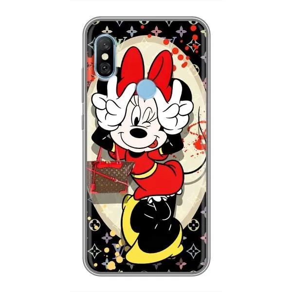 Чехол с принтом «Минни peace» для Xiaomi Redmi 6 pro