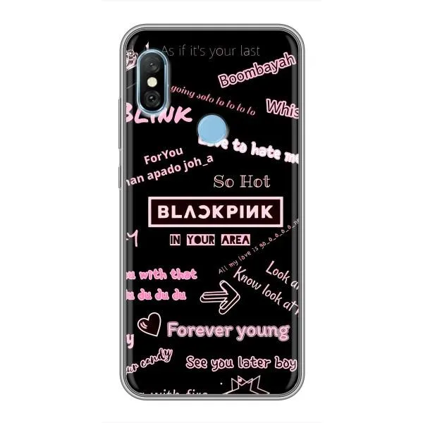 Чохол з принтом «BLACKPINK» для Xiaomi Redmi 6 pro