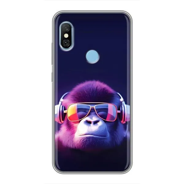 Чехол с принтом «Стильная обезьяна» для Xiaomi Redmi 6 pro