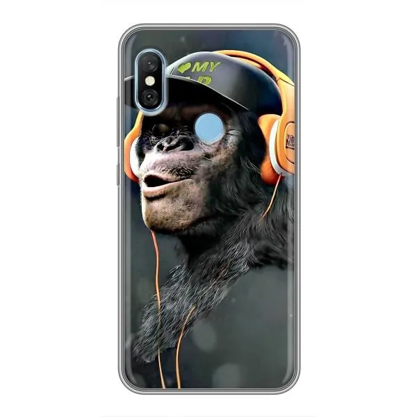 Чехол с принтом «В наушниках» для Xiaomi Redmi 6 pro