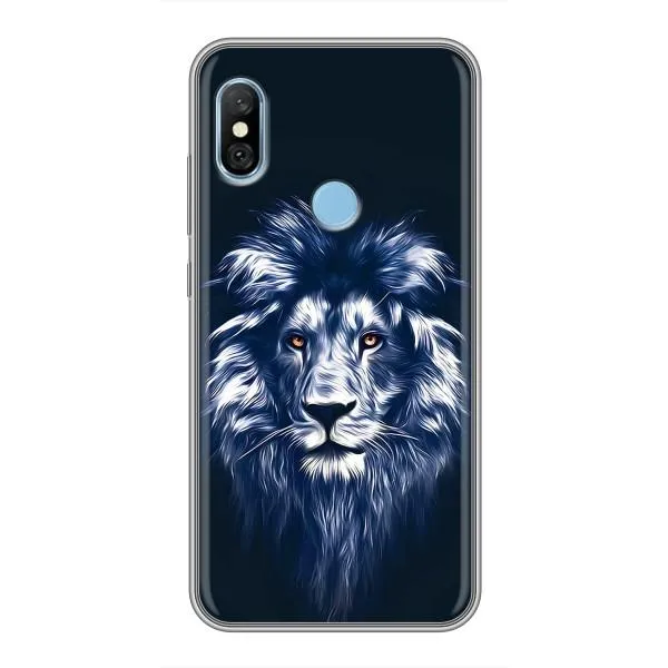 Чехол с принтом «Синий Лев» для Xiaomi Redmi 6 pro