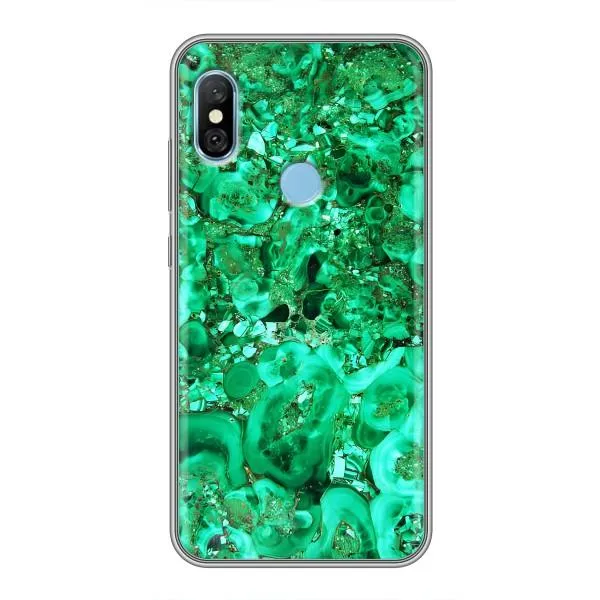 Чехол с принтом «Салатный Мрамор» для Xiaomi Redmi 6 pro
