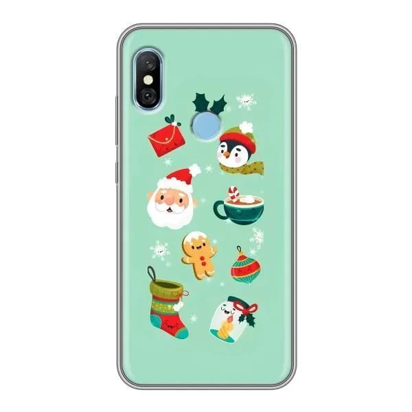 Чехол с принтом «Настроение НГ» для Xiaomi Redmi 6 pro