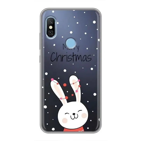 Чехол с принтом «Рождественский заяц» для Xiaomi Redmi 6 pro