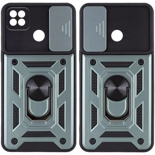 Ударостійкий чохол Camshield Serge Ring для Xiaomi Redmi 9C / Redmi 10A — Зелений — фото 1 Ударостійкий чохол Camshield Serge Ring для Xiaomi Redmi 9C / Redmi 10A — Зелений — фото 1