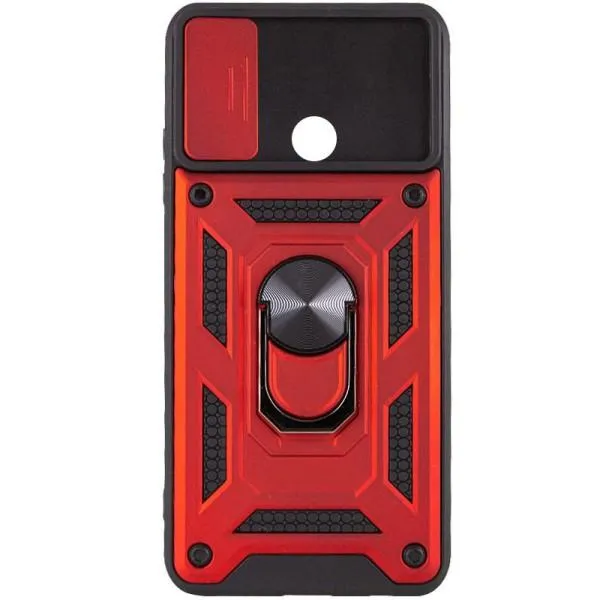 Ударостійкий чохол Camshield Serge Ring для Xiaomi Redmi 9C / Redmi 10A — Червоний — фото 2 Ударостійкий чохол Camshield Serge Ring для Xiaomi Redmi 9C / Redmi 10A — Червоний — фото 2